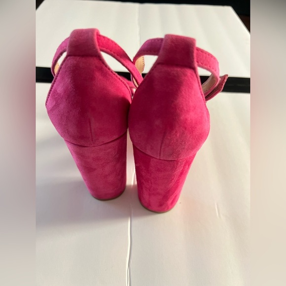 STEVE MADDEN Women's Carrson Ankle-strap Dress Sandals In Hot Pink size 8 - Picture 8 of 12